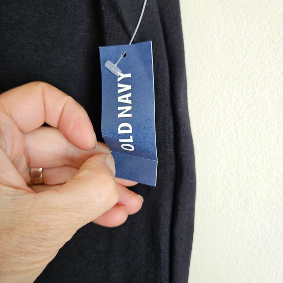 NWT!! Old Navy Black Wide Leg Fold Over Yoga Pants, Sz SP - Picture 5 of 6